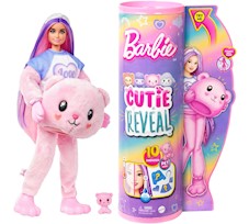 Barbie Cutie Reveal Lalka Barbie Miś + zwierzątko HKR04
