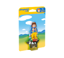 Playmobil 1.2.3 Dziewczynka z psem 6977
