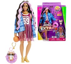 Lalka Barbie Fashionistas Extra w sportowym stylu z Corgi i akcesoriami HDJ46