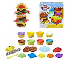 Play-Doh Ciastolina Zestaw Burger i Frytki E5472 uszkodzone opakowanie