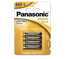 Baterie Alkaliczne Panasonic x 4 sztuki AAA LR03