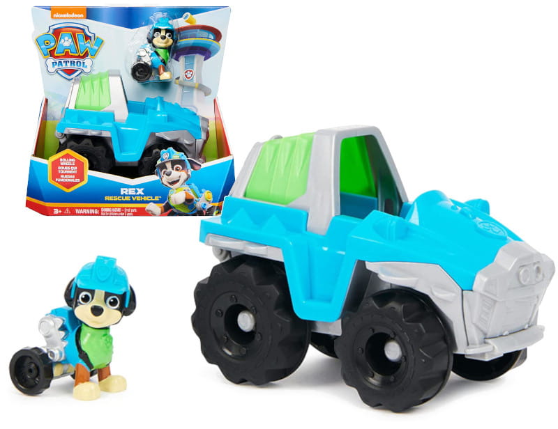 Spin Master Psi Patrol Pojazd z figurką Rex'a 20138435