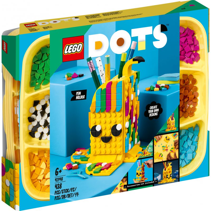 LEGO Dots Uroczy banan - pojemnik na długopisy 41948