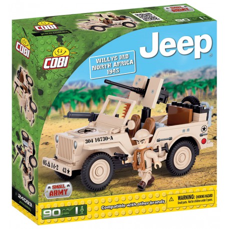 Cobi Small Army Jeep Willys MB North Africa 1943 24093