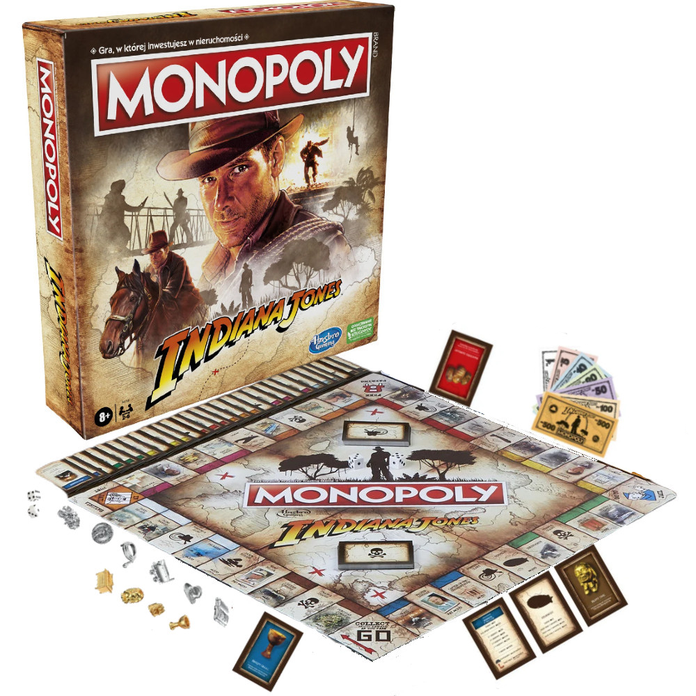 Hasbro Gra Monopoly Indiana Jones F4112  wersja PL
