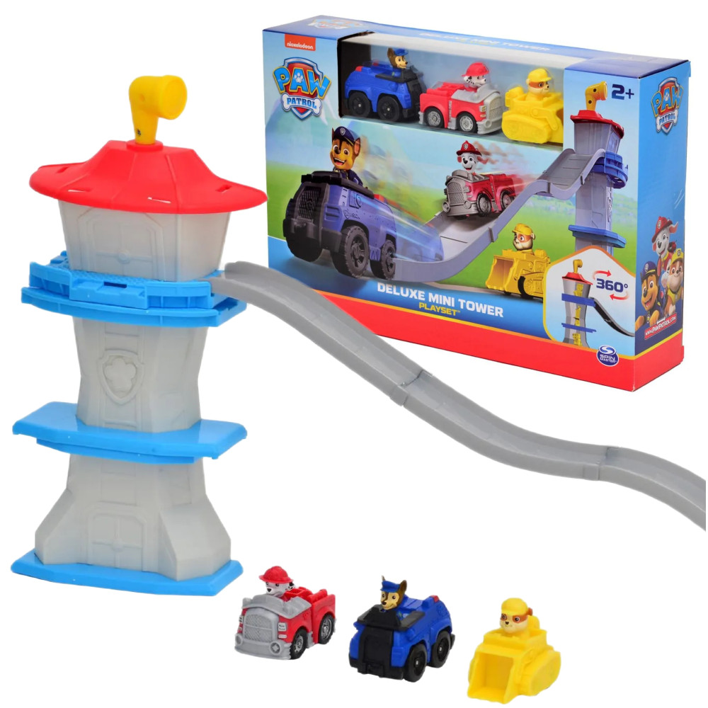 Psi Patrol Mini Kwatera Główna Wieża Obserwacyjna 3w1 + 3 pojazdy 6071184