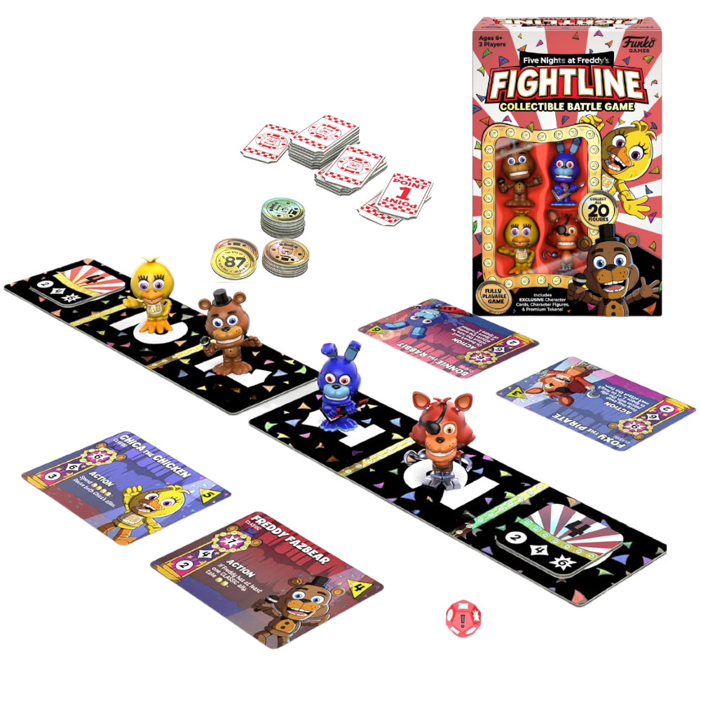 Funko Games Five Nights at Freddy's Zestaw Figurek Fightline Gra dla 2 Osób 69258