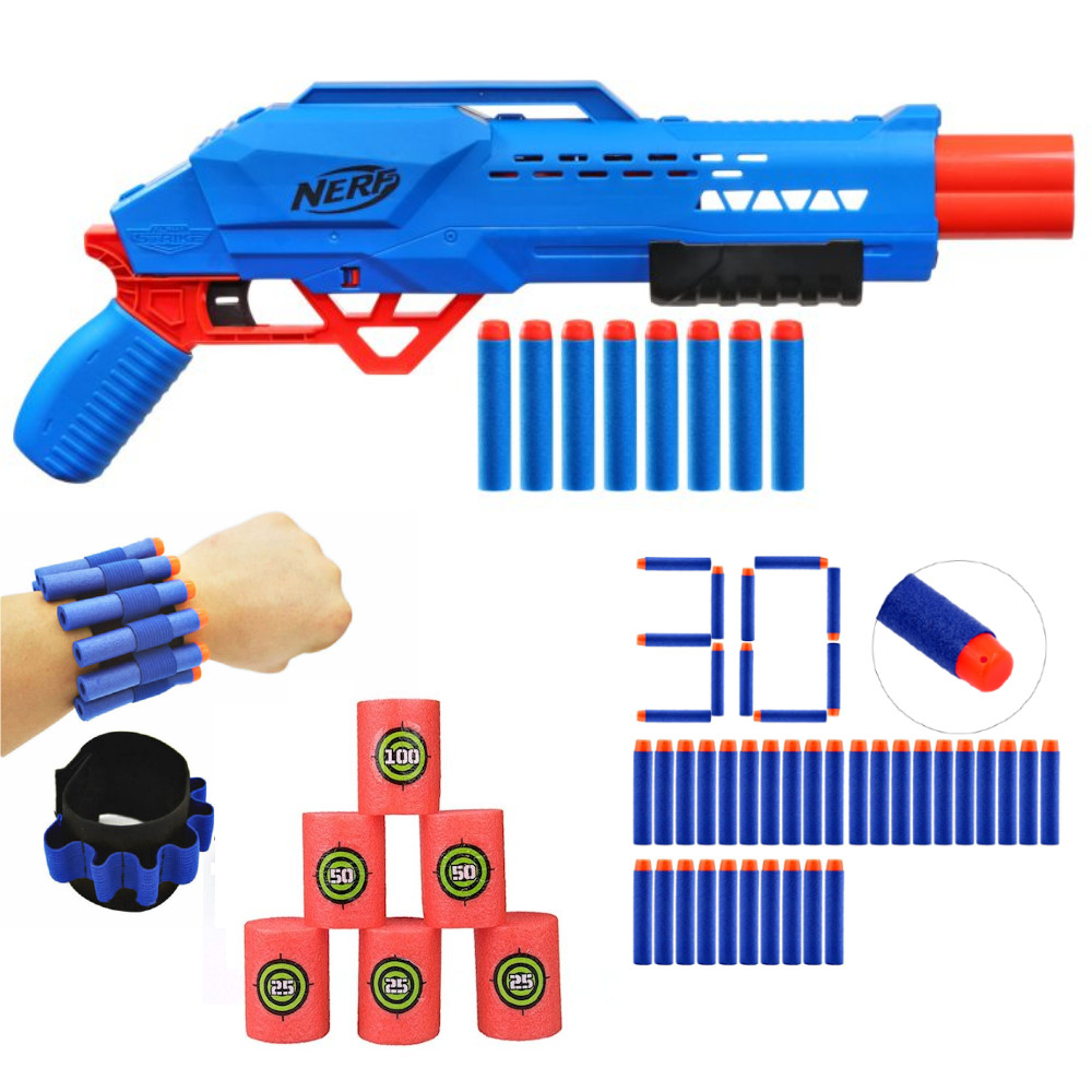 Nerf Alpha Strike Big Cat DB-2 F2463 + 30 strzałek + opaska + cele