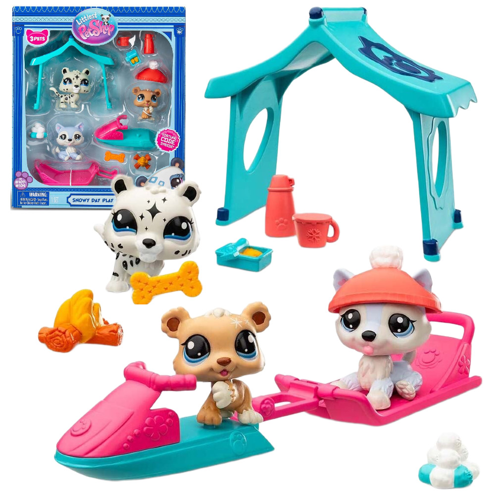 Littlest Pet Shop Śnieżny Dzień Snowy Day Seria 2 BF00534