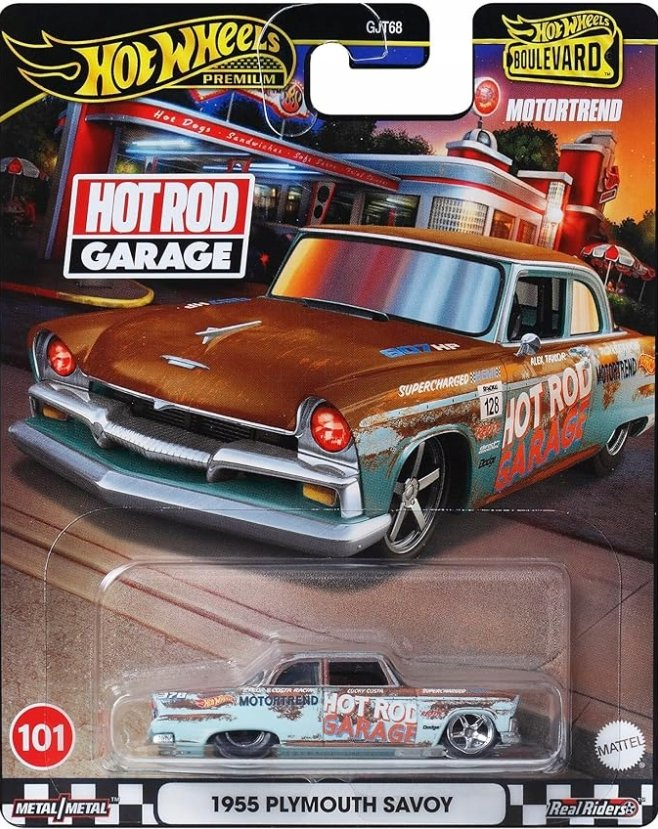 Hot Wheels Boulevard Autko 1955 Plymouth Savoy HRT58