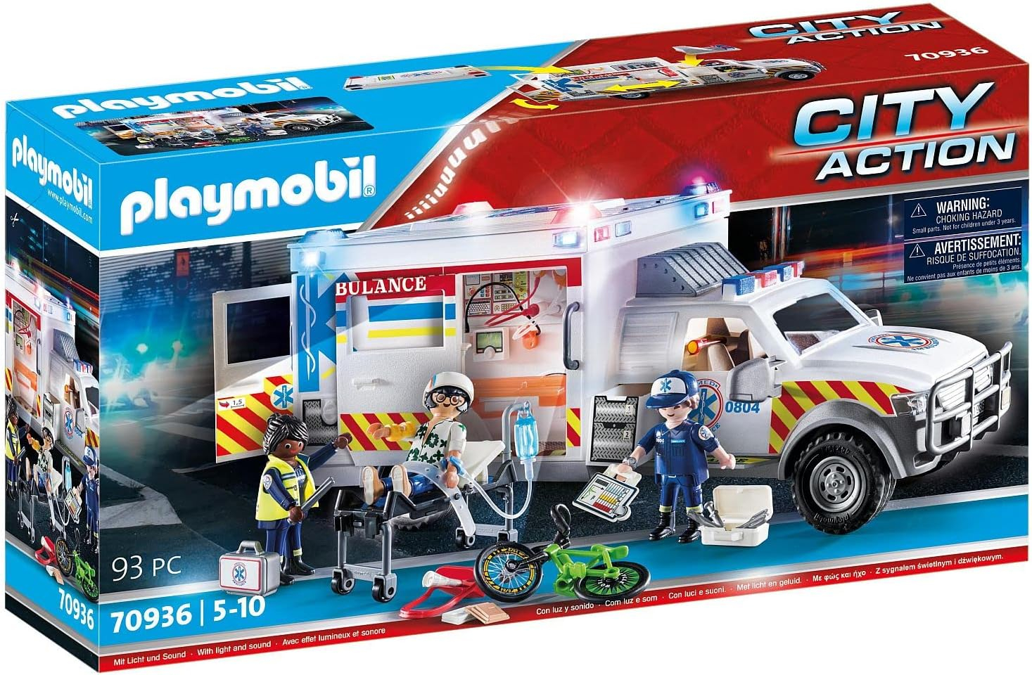 Playmobil City Ambulans Pogotowia Ratunkowego 70936