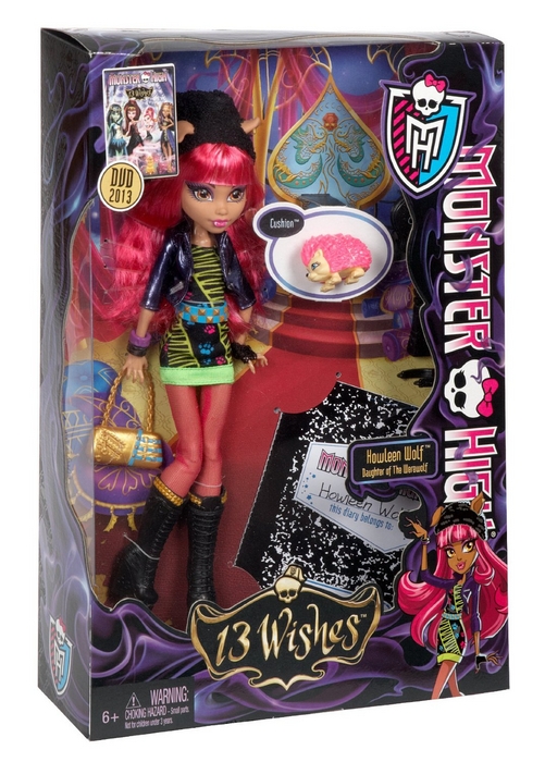 Monster High 13 Życzeń Howleen Wolf Y7710