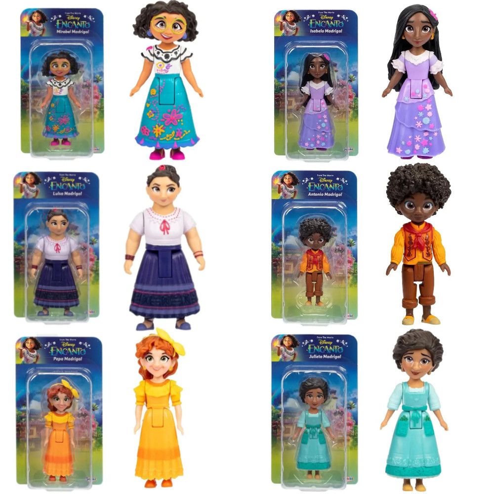 Jackks Pacific Disney Encanto Zestaw Mini Lalek Luisa + Pepa+  Isabela + Mirabel + Antonio + Julieta