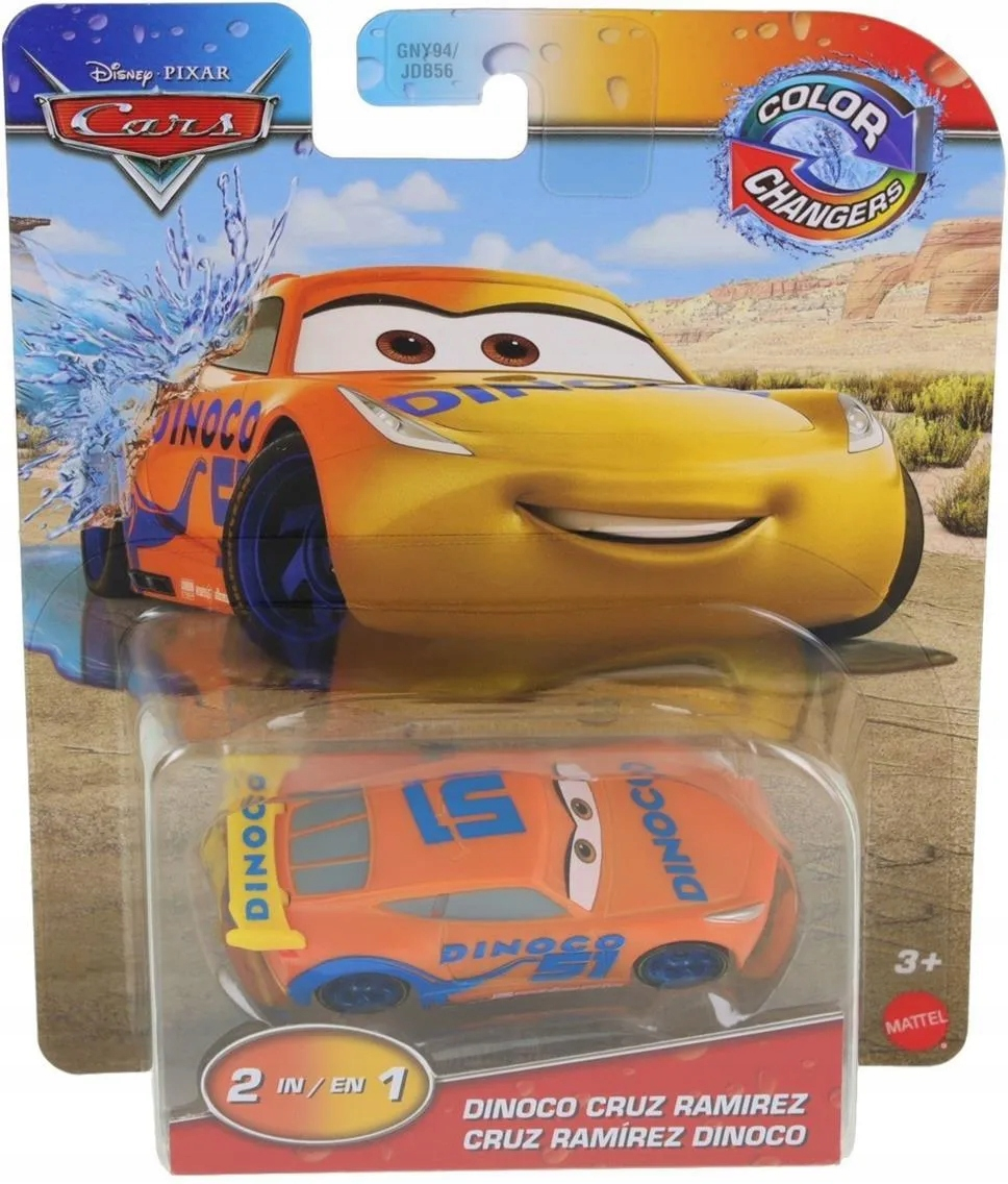 Cars On The Road Color Changers Auta Samochód Dinoco Cruz Ramirez JHG26