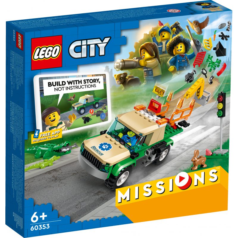 Lego City Misje ratowania dzikich zwierząt 60353