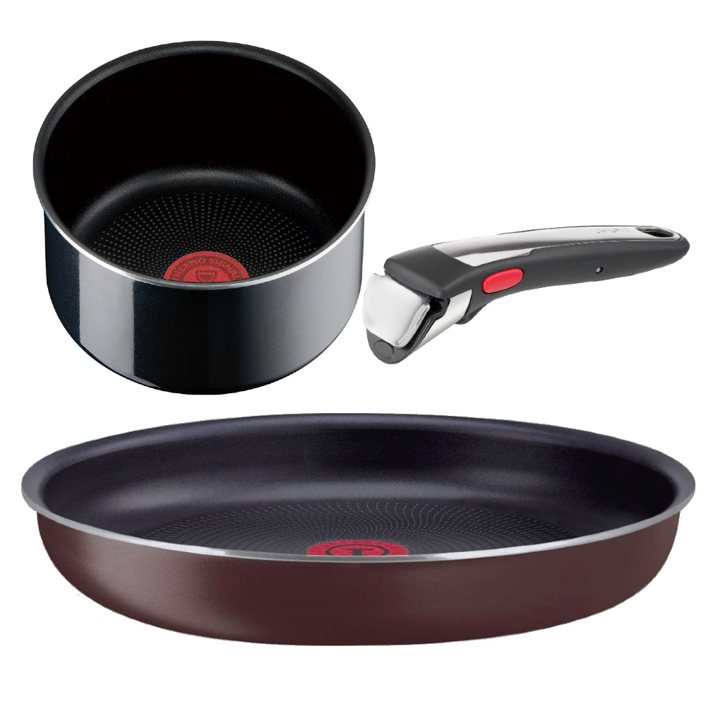 Tefal Ingenio Zestaw Patelnia 26 cm + Garnek 16 cm GAZ 82441GP