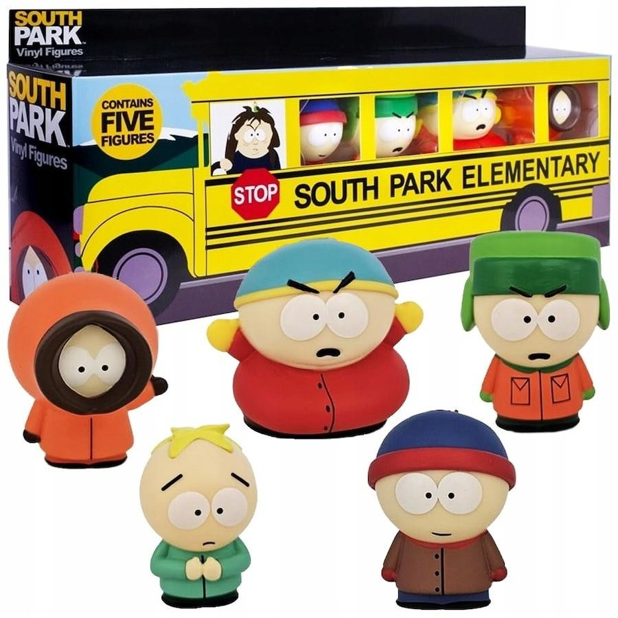 South Park 5-Pak Figurek Kenny, Eric, Kyle, Stan i Butters Autobus 08249