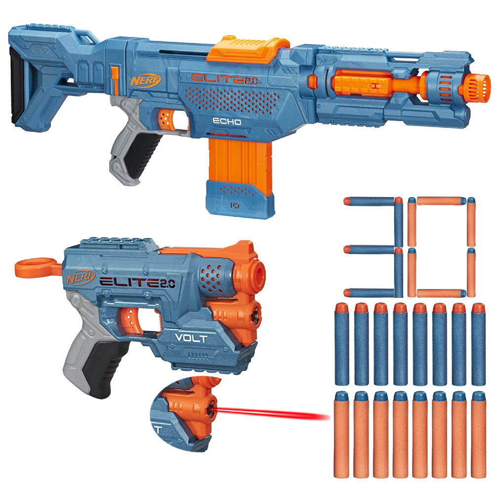Nerf Elite 2.0 Zestaw  Wyrzutni Echo i Volt