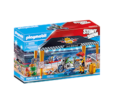 Playmobil Stunt Show Pokaz kaskaderski Namiot serwisowy 70552