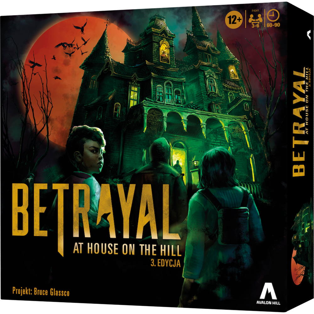 Gra Planszowa Betrayal at House on the Hill 3 edycja F4541 wersja polska 