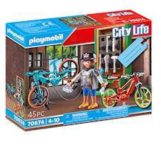 Playmobil City Life Zestaw upominkowy Serwis rowerów elektrycznych 70674