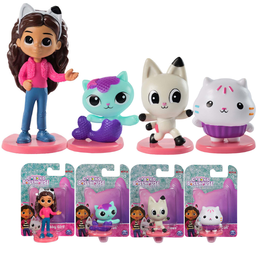 Koci Domek Gabi Zestaw Figurek Gabi Syrenkotka Łakotek Kiciuś Panduś
