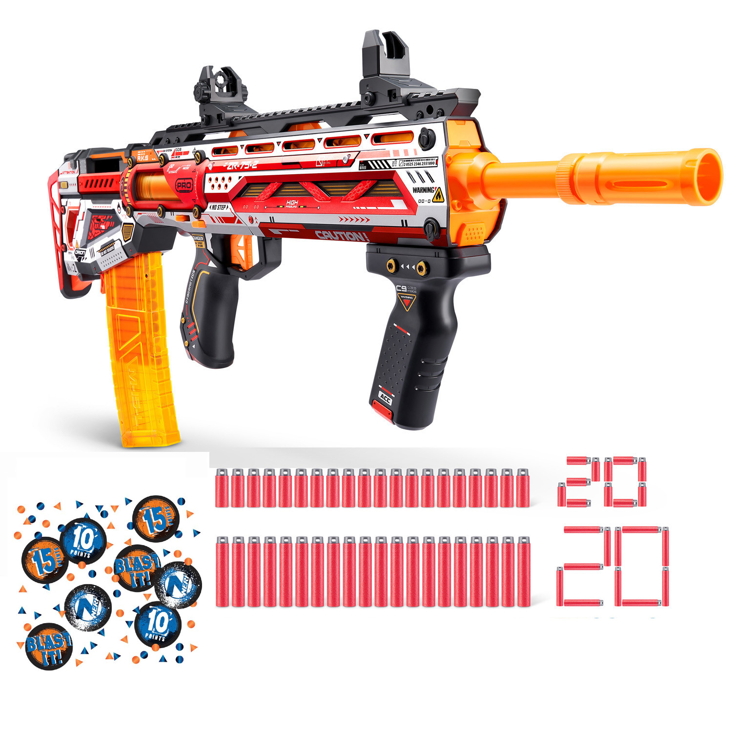 X-Shot Longshot Pro Skins 36600 + Konfetti Nerf 