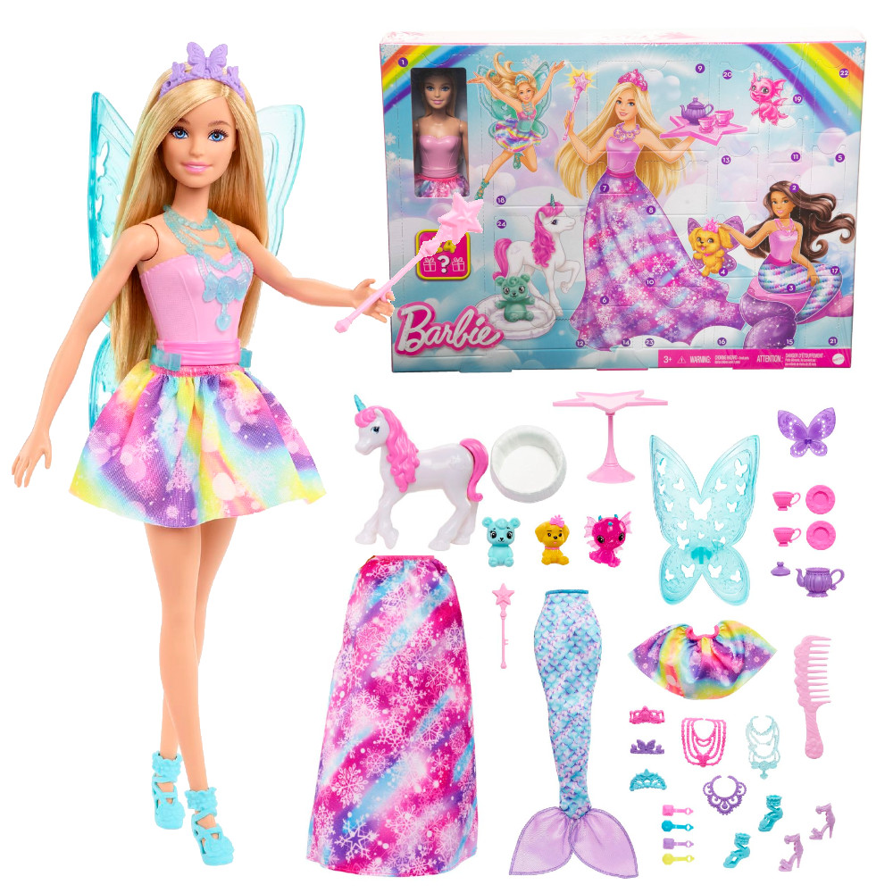 Barbie Dreamtopia Kalendarz Adwentowy HVK26