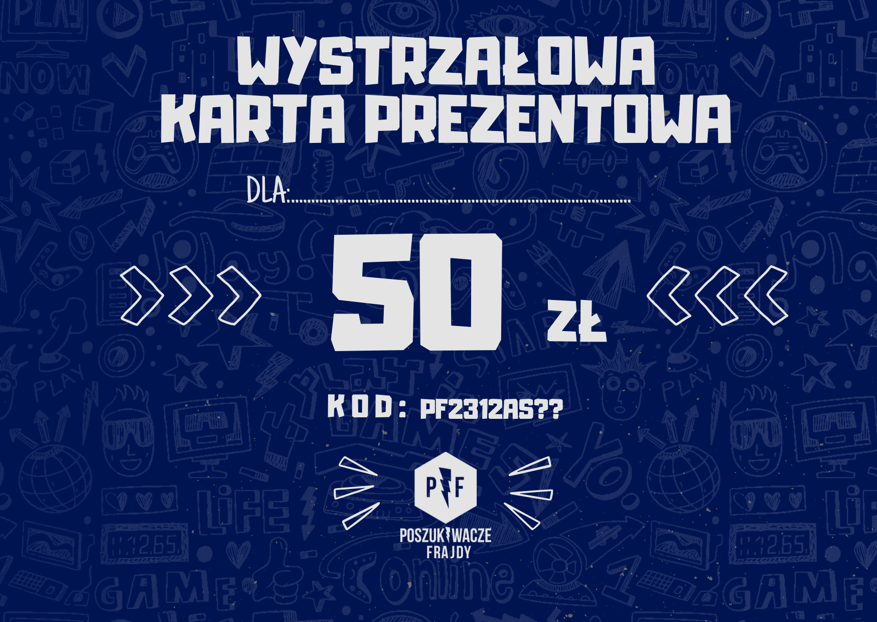 Wystrzałowa Karta Prezentowa 50 zł