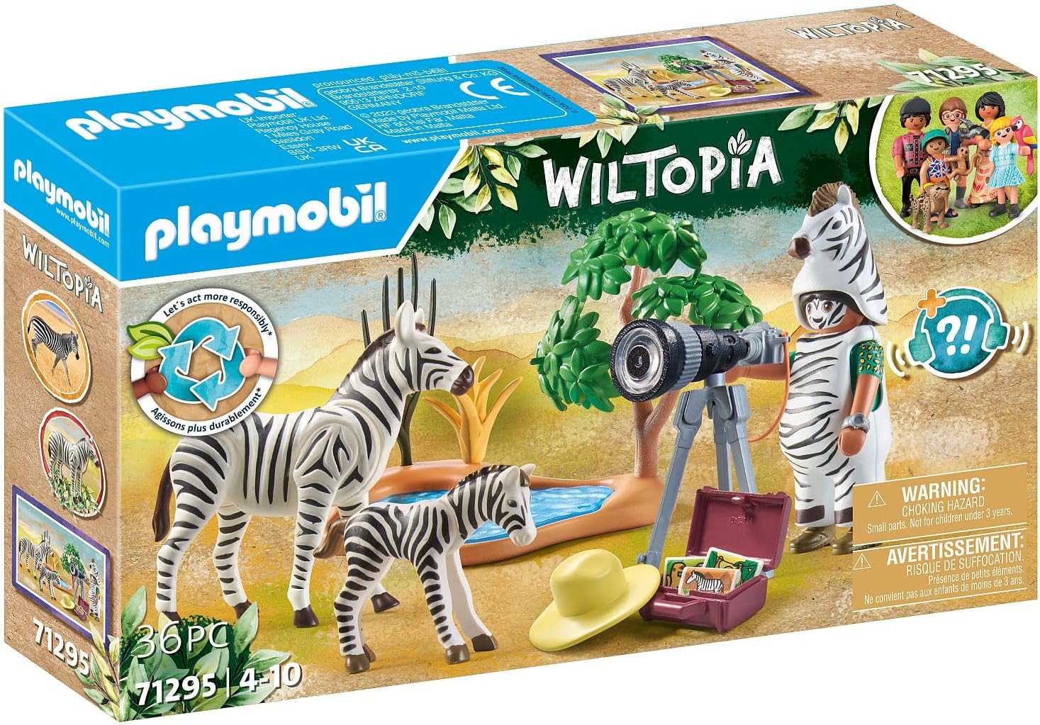 Playmobil Wiltopia Wycieczka z fotografką zwierząt 71295