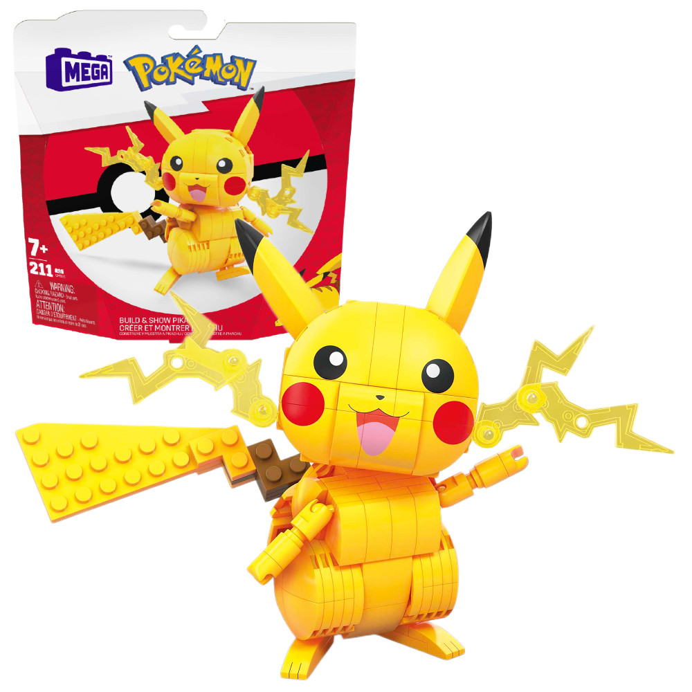 Mega Pokemon Klocki Zestaw Pikachu GMD31