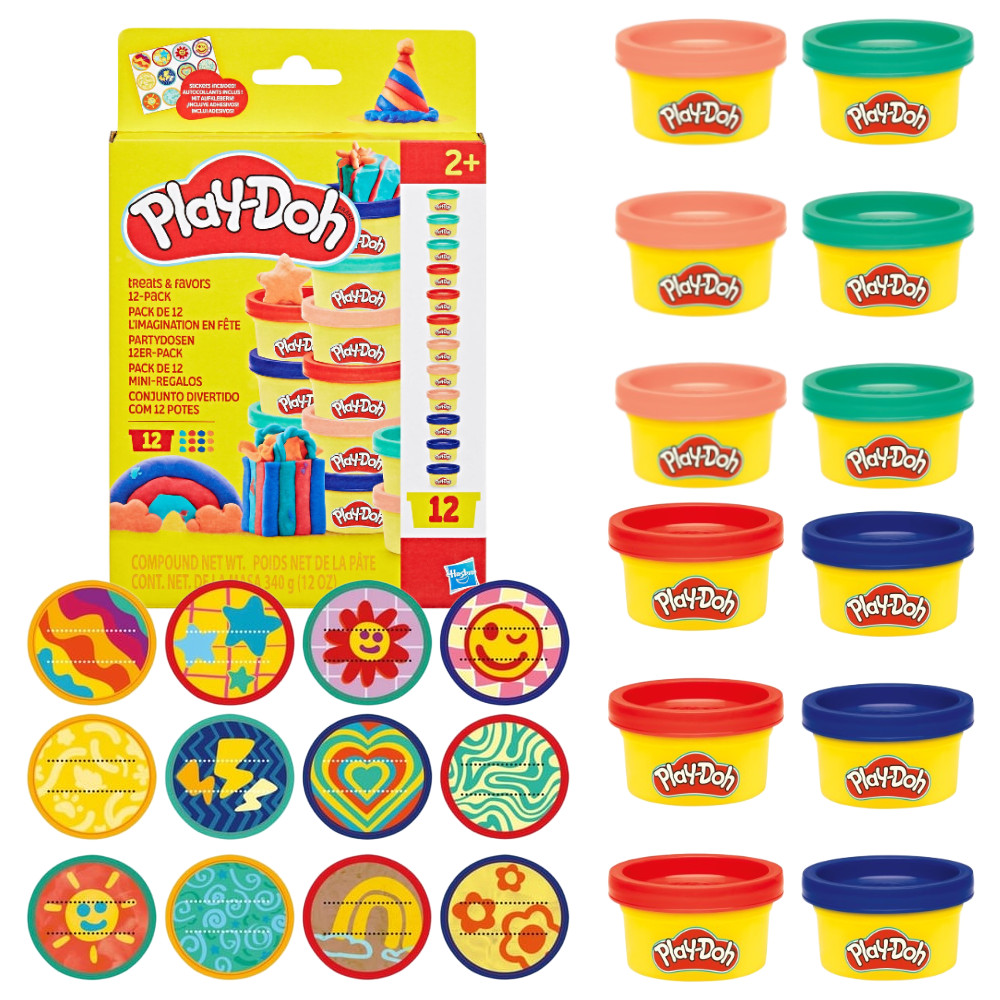 Play-Doh Ciastolina Zestaw Imprezowe Prezenty 12-pak G0519