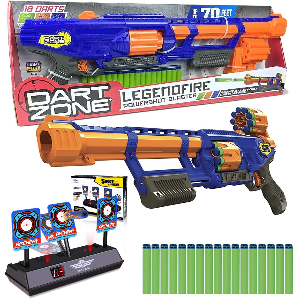 Dart Zone Shotgun Legendfire 6369 + Tarcza Elektroniczna 3 Cele