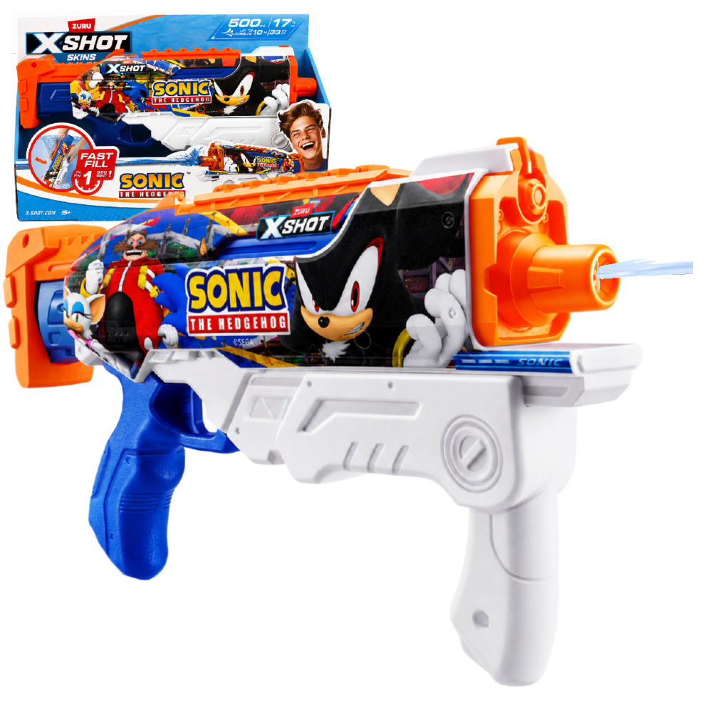 X-Shot Skins Sonic The Hedgehog Pistolet na Wodę 118179
