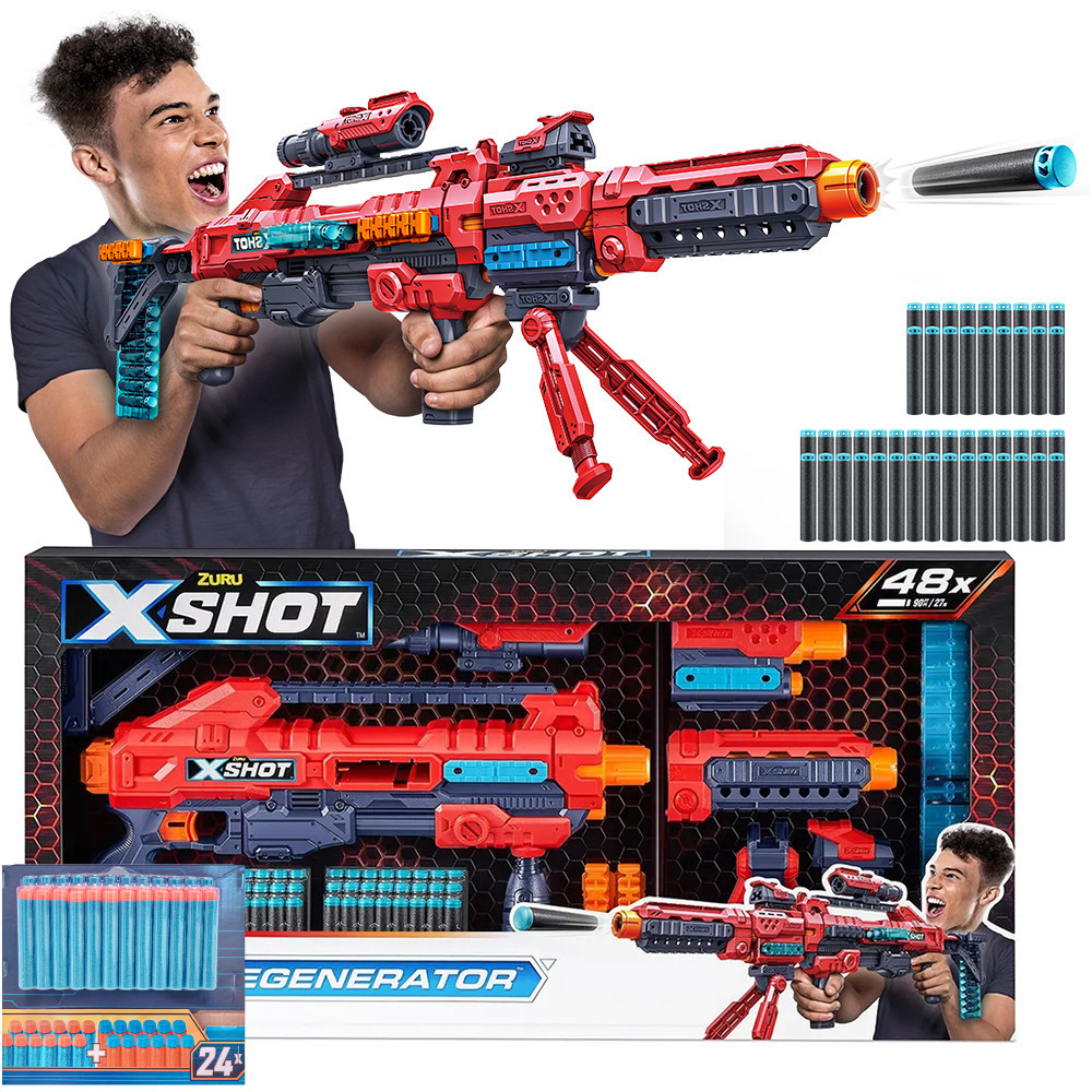X-Shot Regenerator 1000 kombinacji + 24 strzałek Nerf Elite 2.0