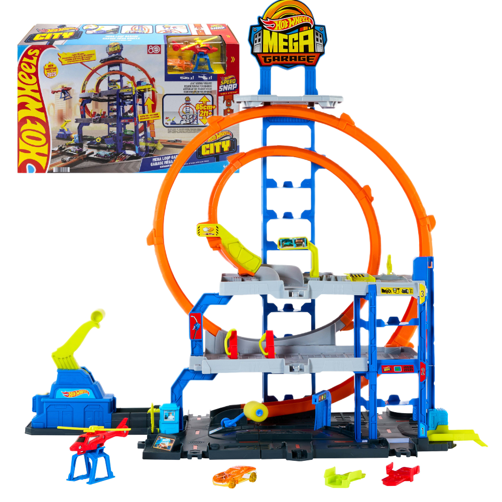 Hot Wheels City Mega Garaż Gigapętla Parking JBM74
