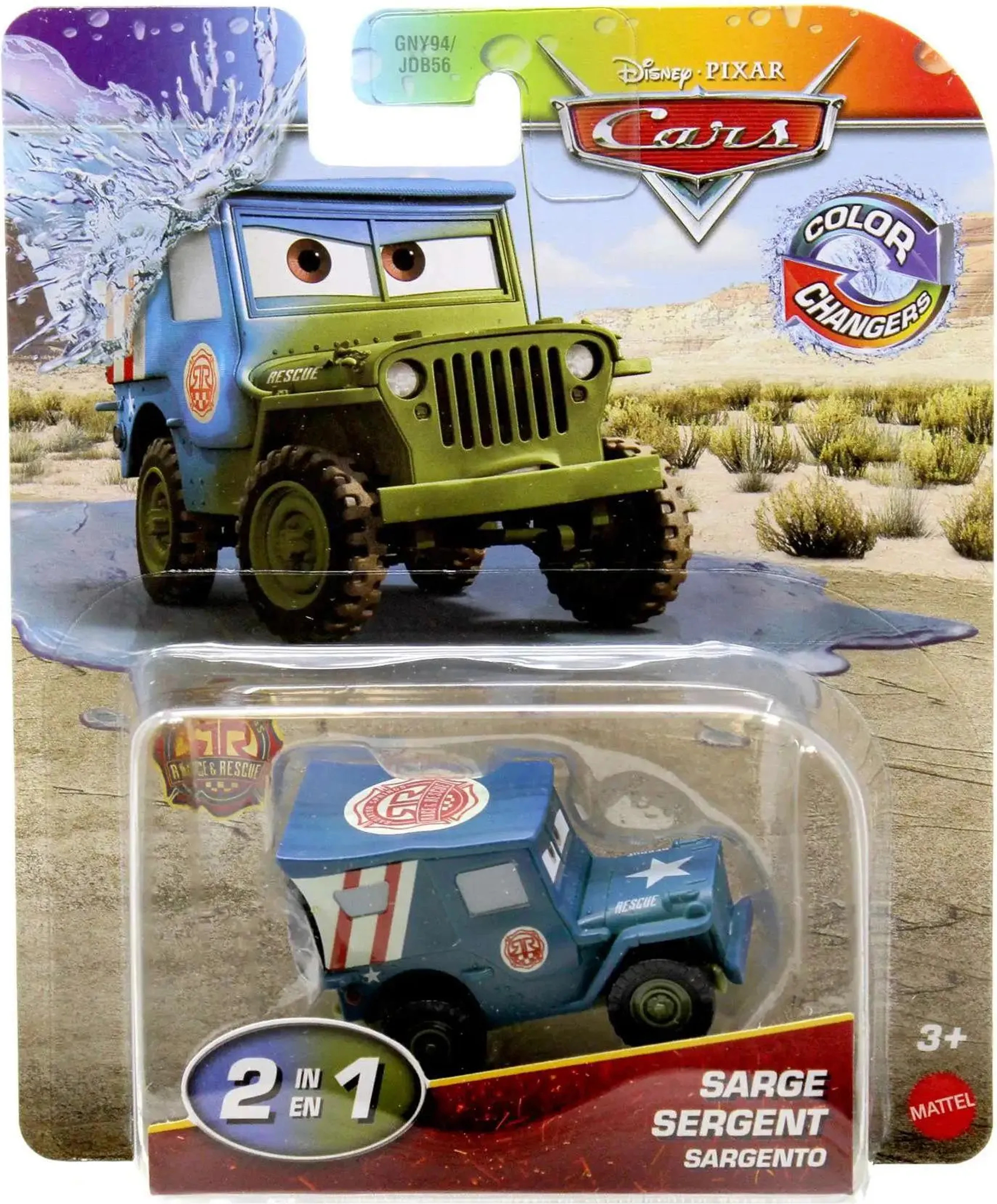 Cars On The Road Color Changers Auta Samochód Sarge JHD87