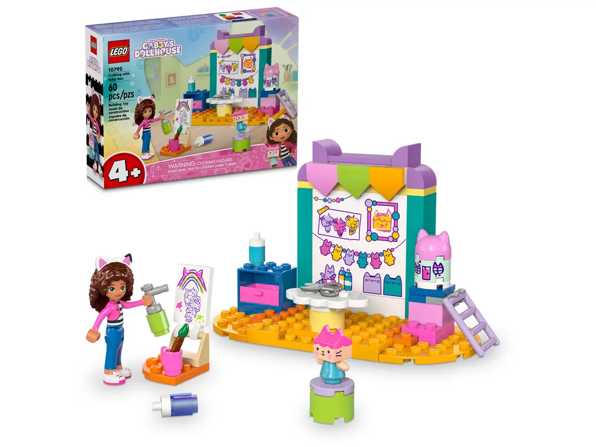 Lego Gabby's Dollhouse Prace Ręczne z Tekturzątkiem 10795