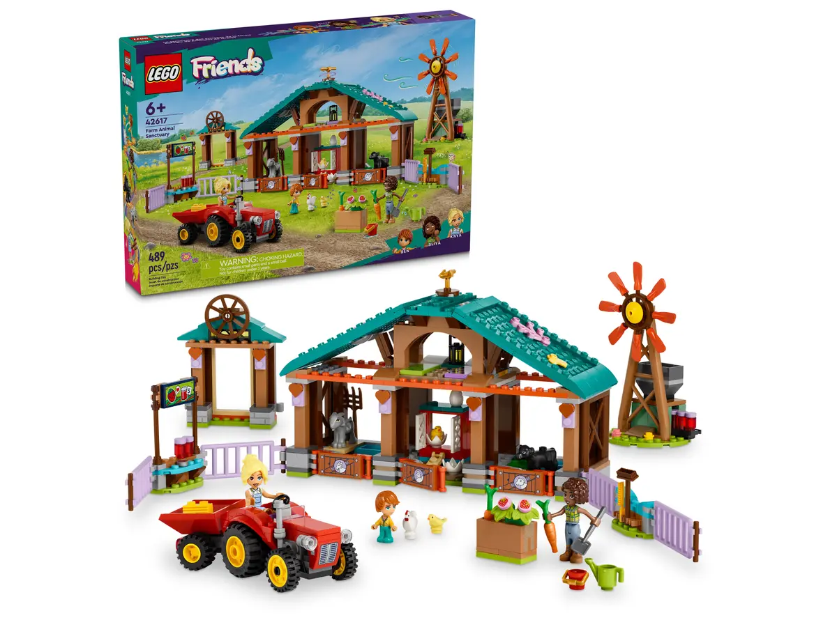 Lego Friends Rezerwat zwierząt gospodarskich 489el 42617