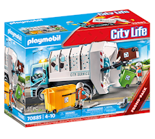 Playmobil City Life Śmieciarka z sygnałem świetlnym 70885