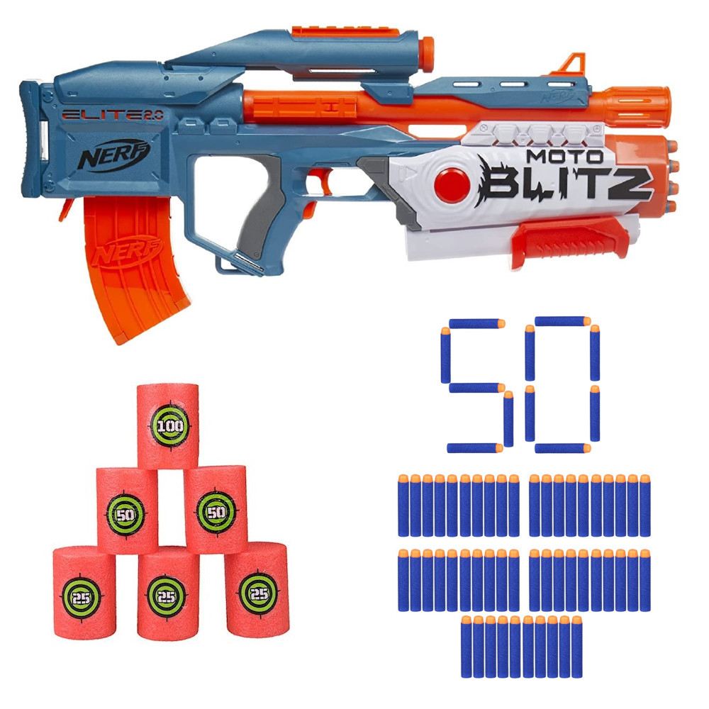 Nerf Elite 2.0 MotoBlitz F5872 + cele + 50 strzałek 