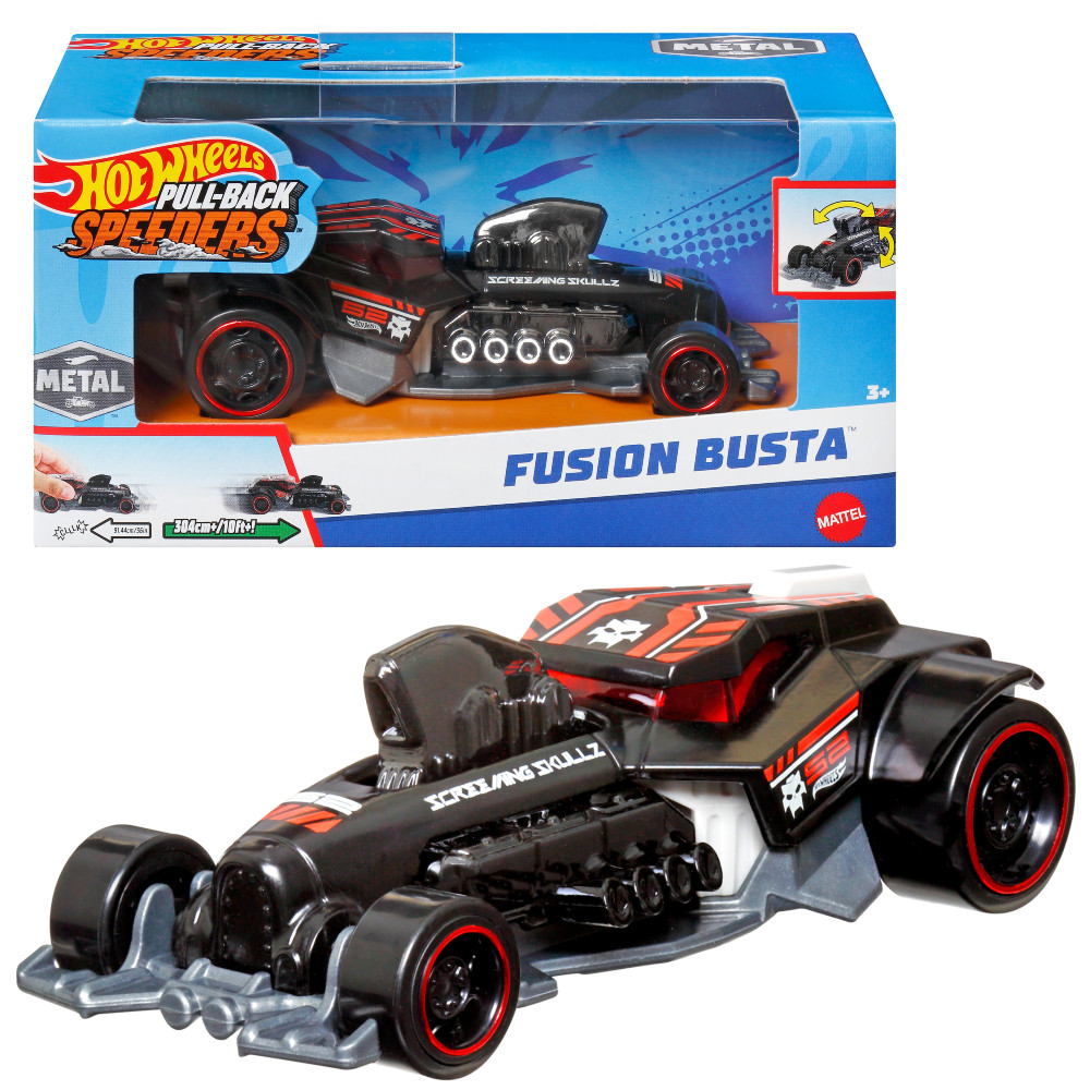 Hot Wheels Pull-Back Fusion Busta HPR83