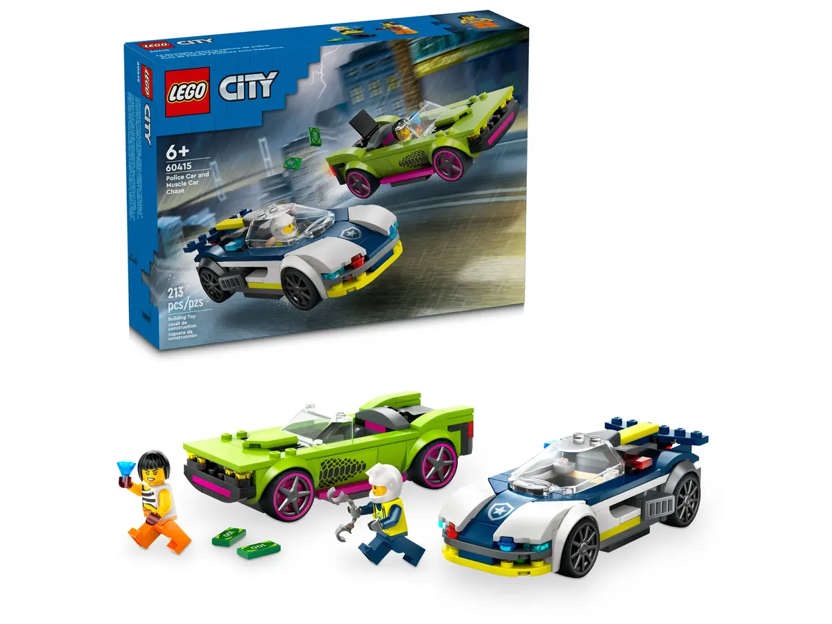 Lego City Pościg Radiowozu za Muscle Carem 60415 