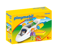 Playmobil 1.2.3 Samolot pasażerski 70185