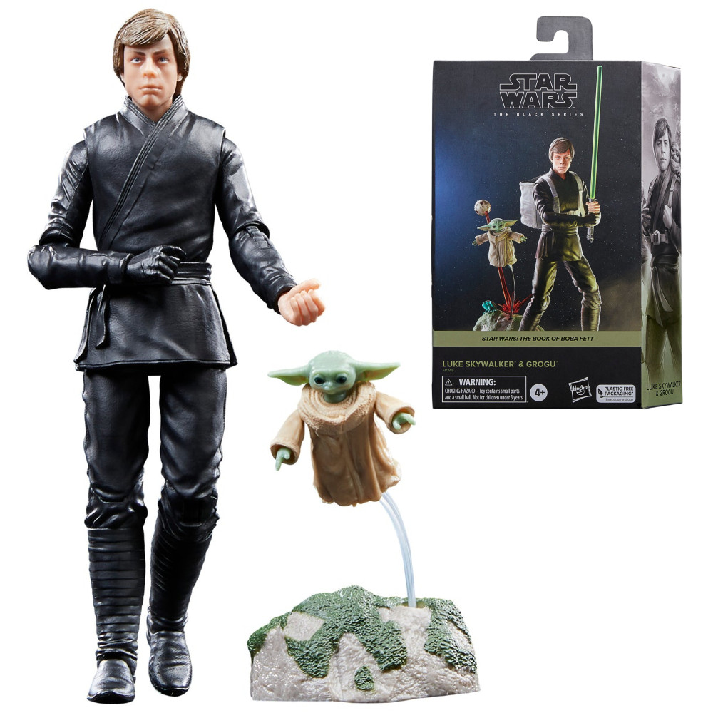 Star Wars The Book of Boba Fett Zestaw Figurka Luke Skywalker i Grogu F8345