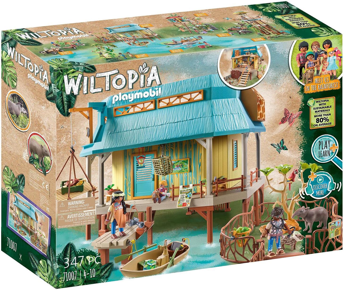 Playmobil Wiltopia Ośrodek Opieki nad Zwierzętami 71007