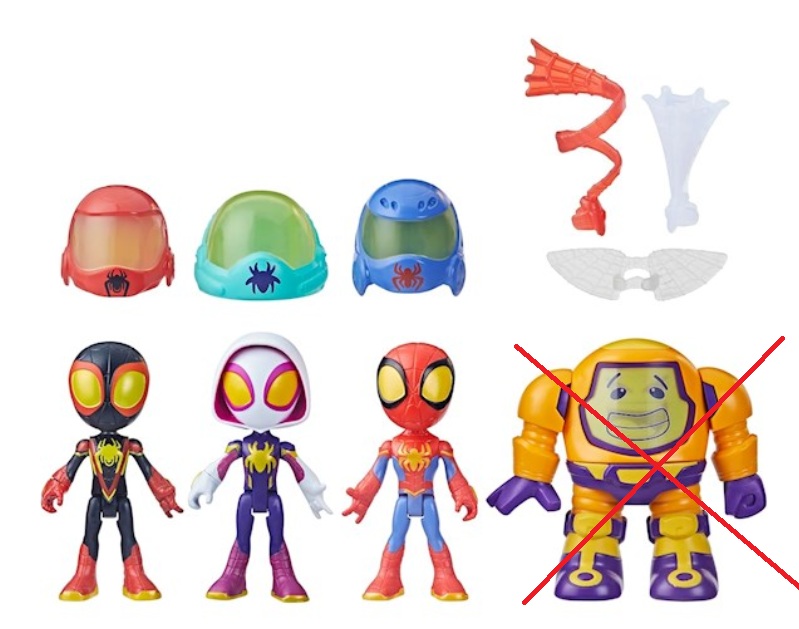 Marvel Spidey i Super-Kumple Web-Spinners Zestaw Figurek F6693 - brak figurki Arnim Zola
