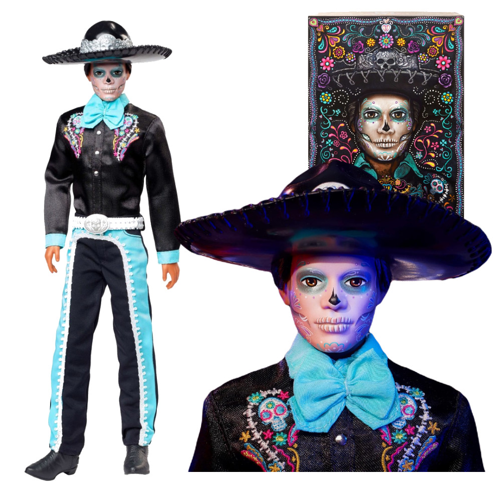 Barbie Dia de Muertos Lalka Kolekcjonerska Ken HRM73