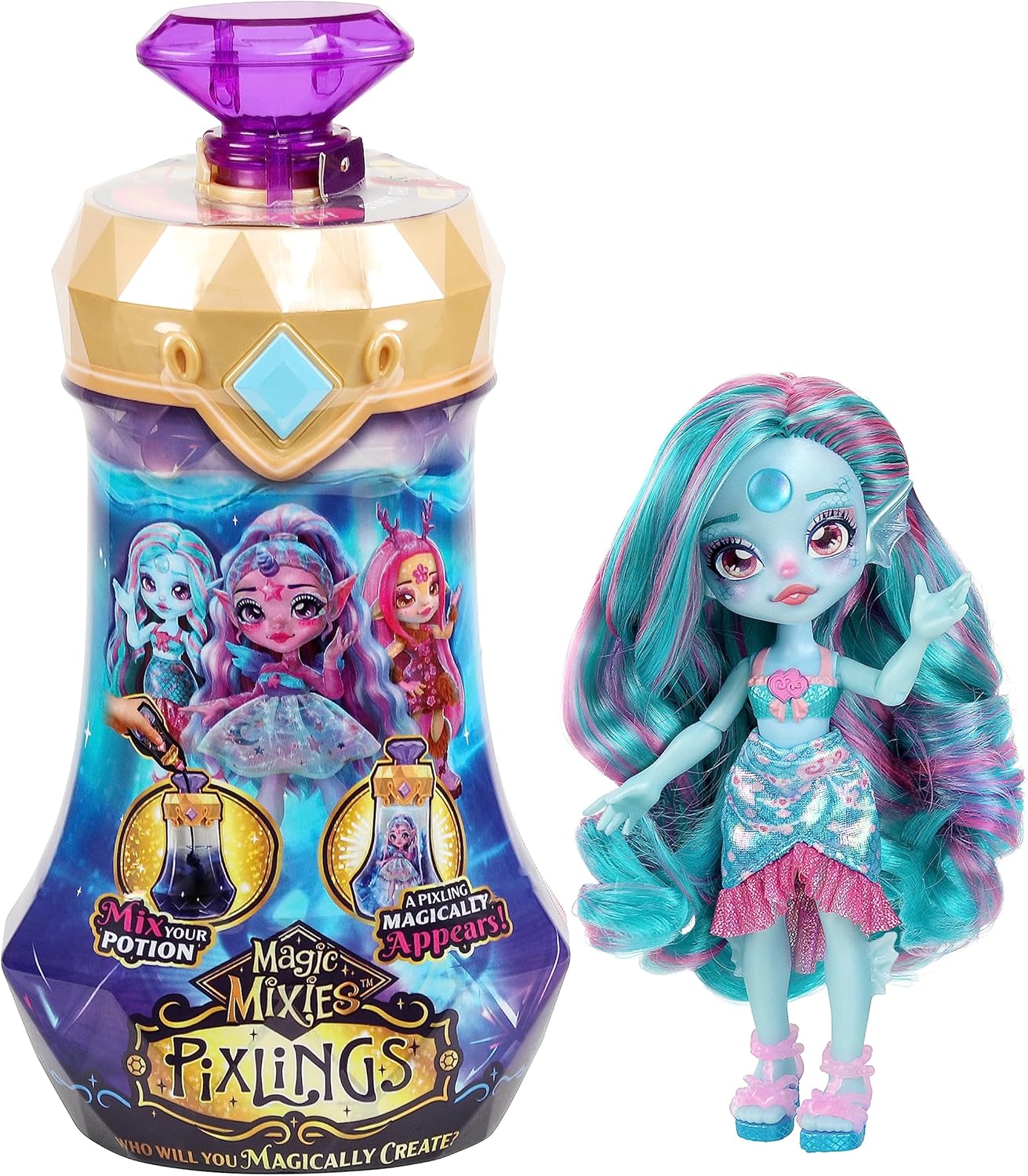 Magic Mixies Pixlings Lalka Syrena Marena 14872