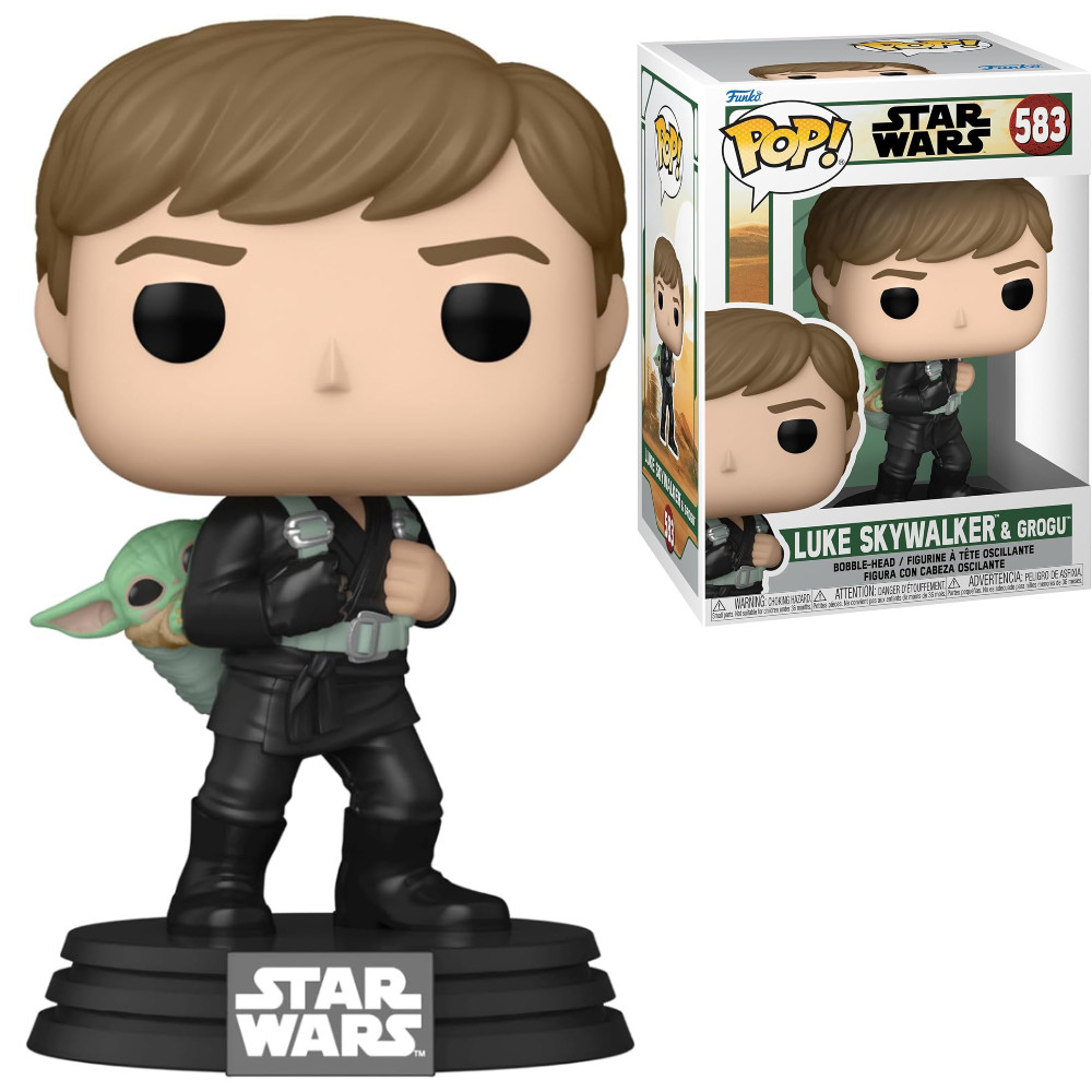 Funko Pop Star Wars Figurka Luke Skywalker & Grogu 583